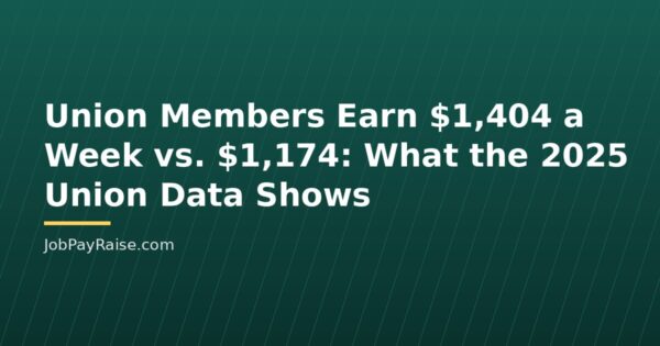 Union Members Earn $1,404 a Week vs. $1,174: What the 2025 Union Data Shows